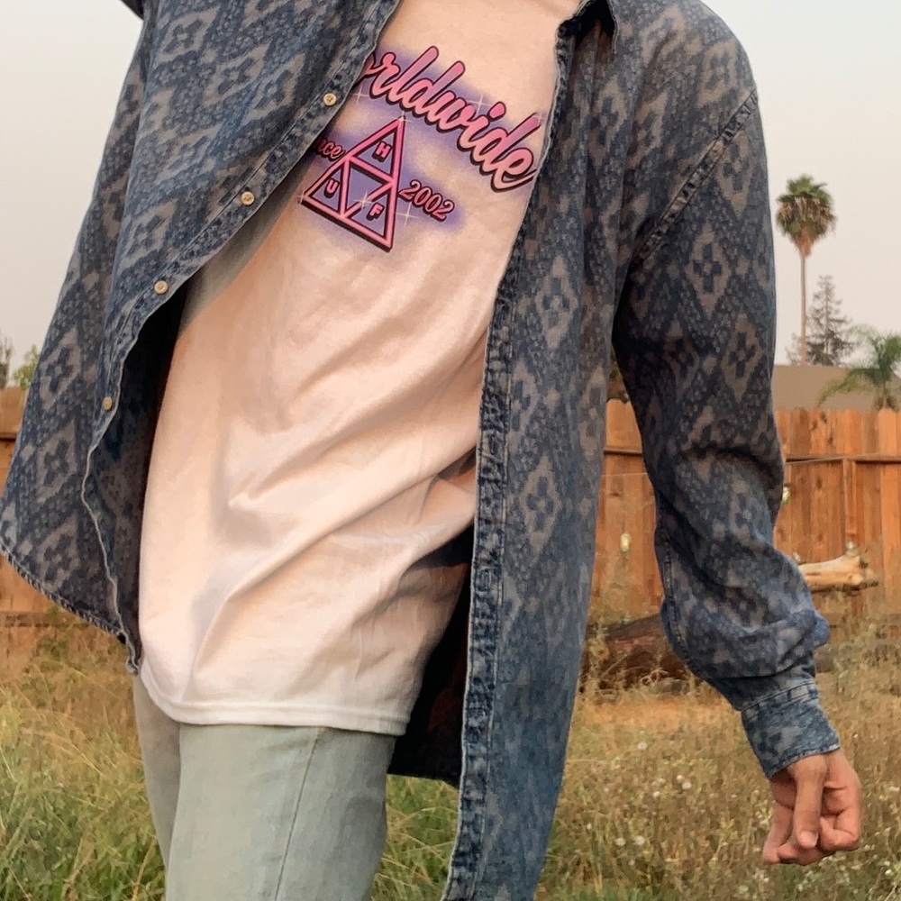 Vintage Scotch Apparel Blue Jean Button-Up